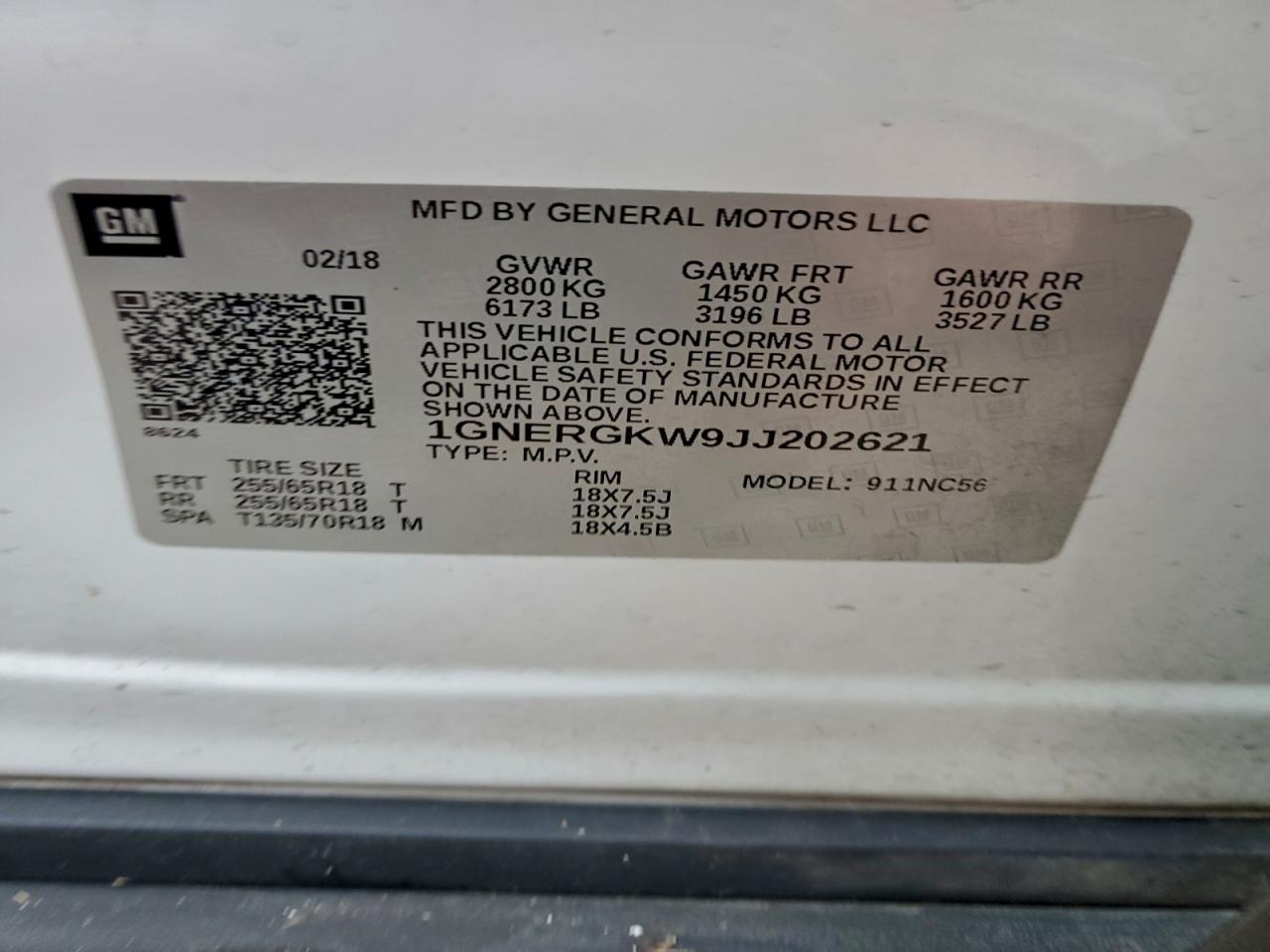 CHEVROLET TRAVERSE LT