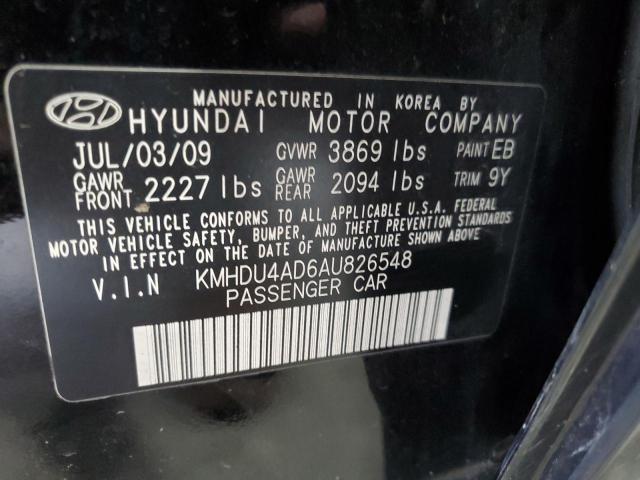 2010 HYUNDAI ELANTRA BL #3309401988