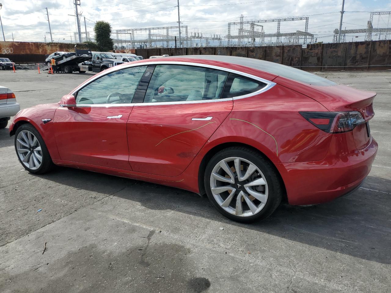Lot #3309773834 2020 TESLA MODEL 3