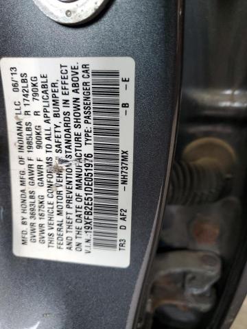 2013 HONDA CIVIC LX - 19XFB2E51DE051976