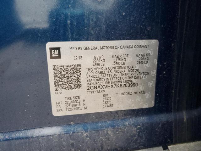 2019 CHEVROLET EQUINOX LT #3305414301