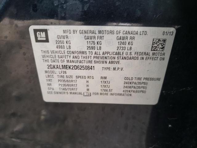 2013 GMC TERRAIN SL #3287355986