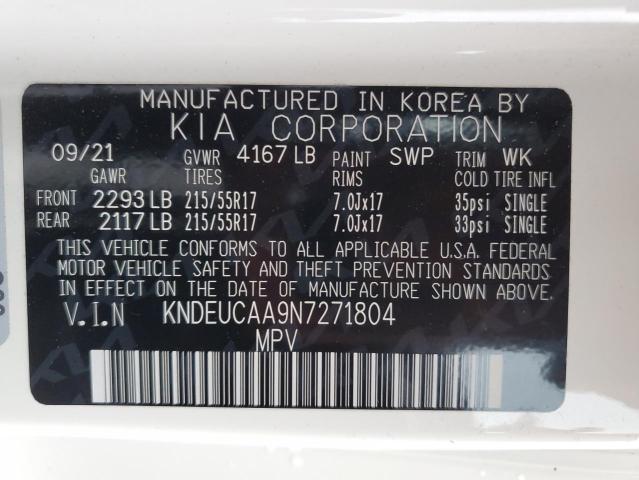 2022 KIA SELTOS S #3302617395