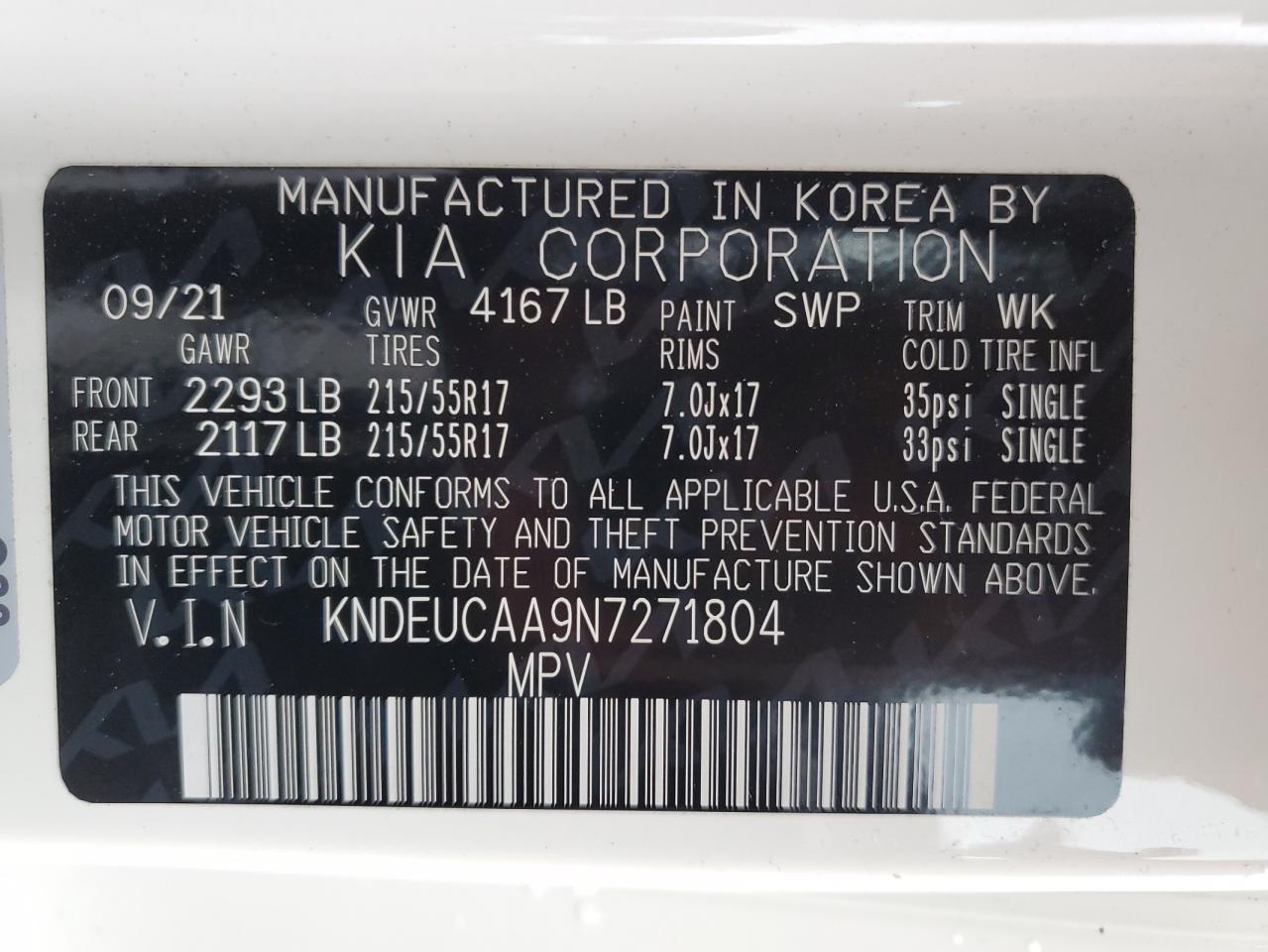 Lot #3302617395 2022 KIA SELTOS S