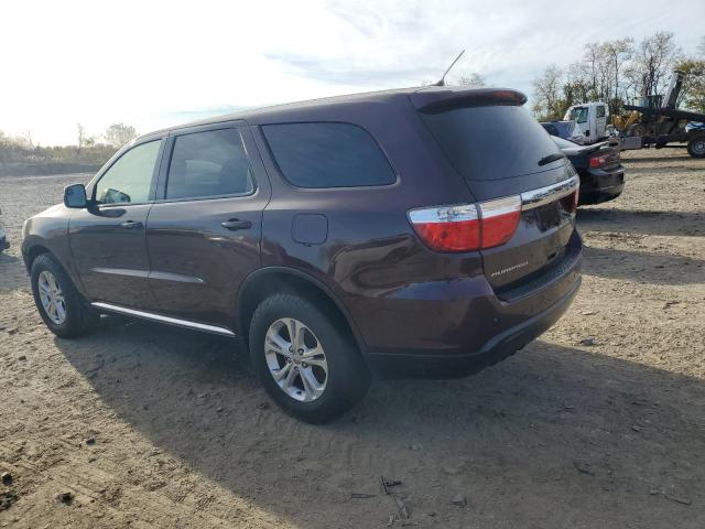 2012 DODGE DURANGO SX - 1C4RDHAG8CC197430