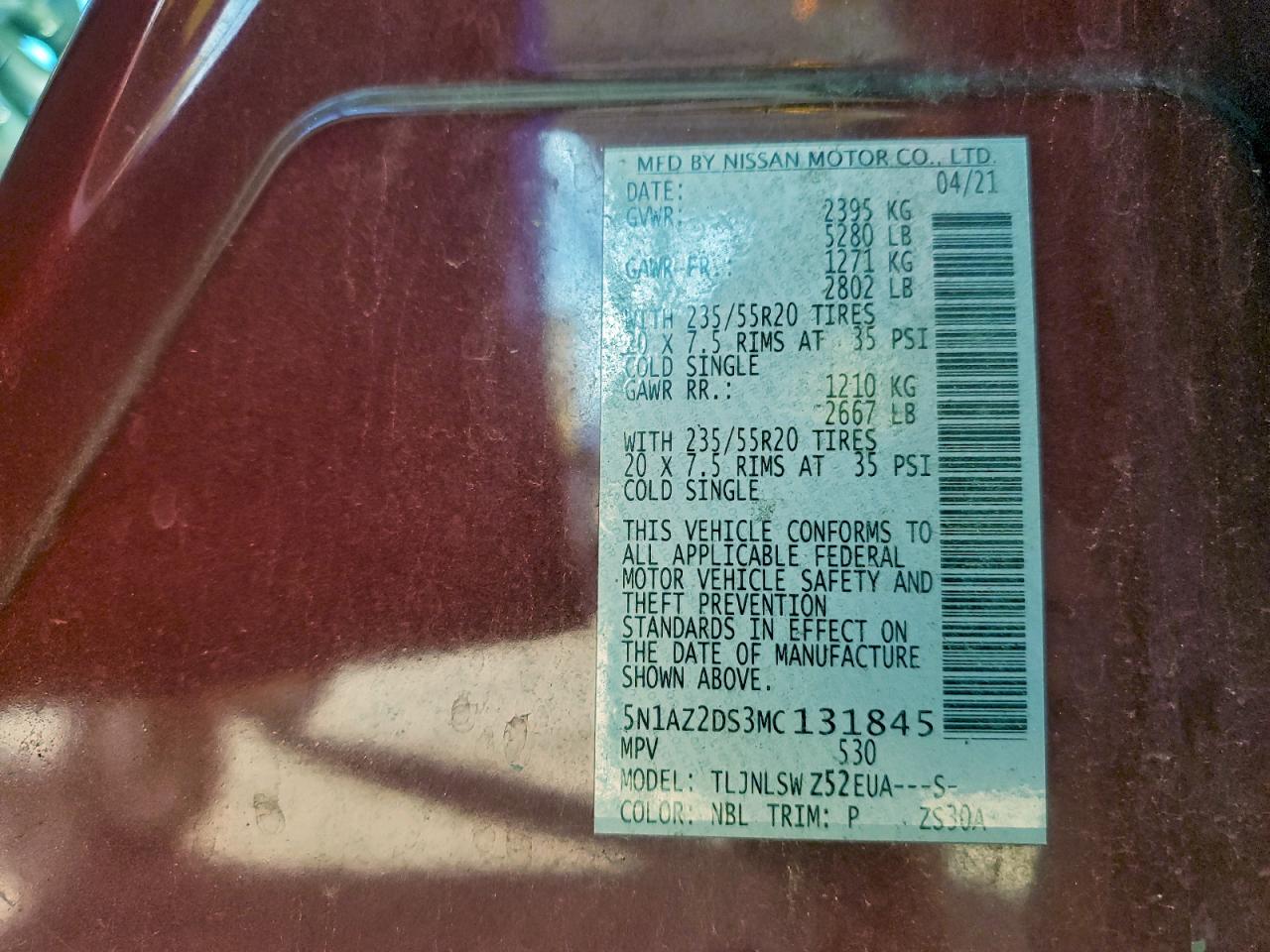 NISSAN MURANO PLATINUM