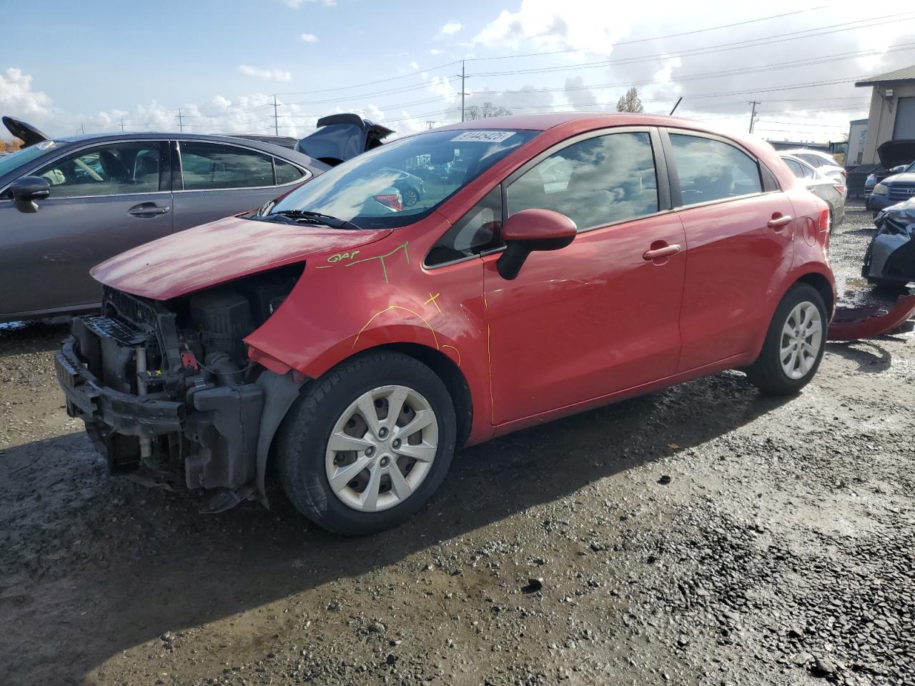 Lot #3285926582 2013 KIA RIO LX