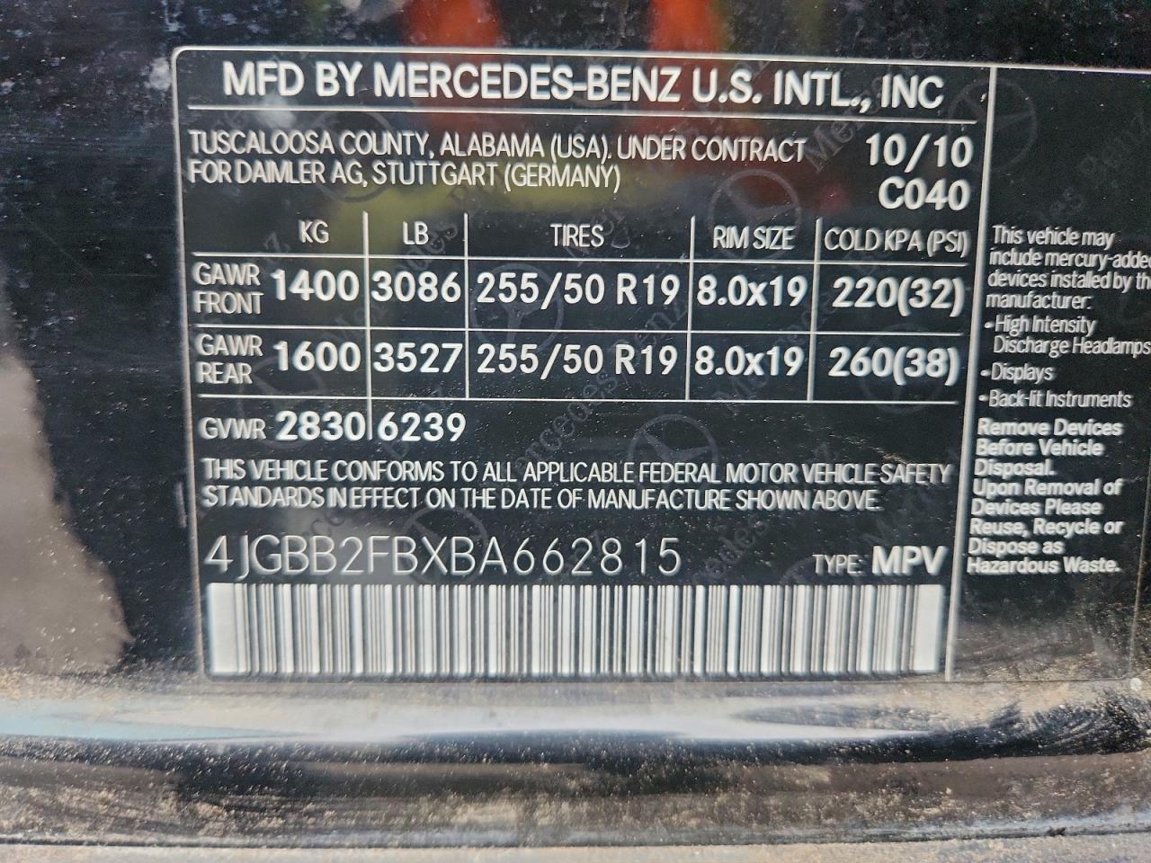 MERCEDES-BENZ M-CLASS 350 BLUETEC