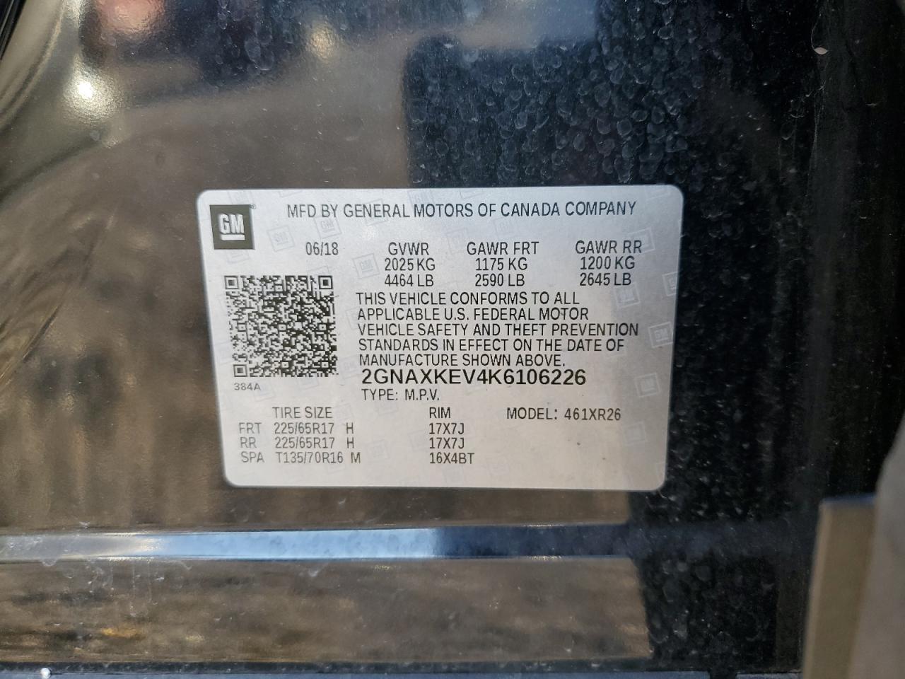 CHEVROLET EQUINOX LT