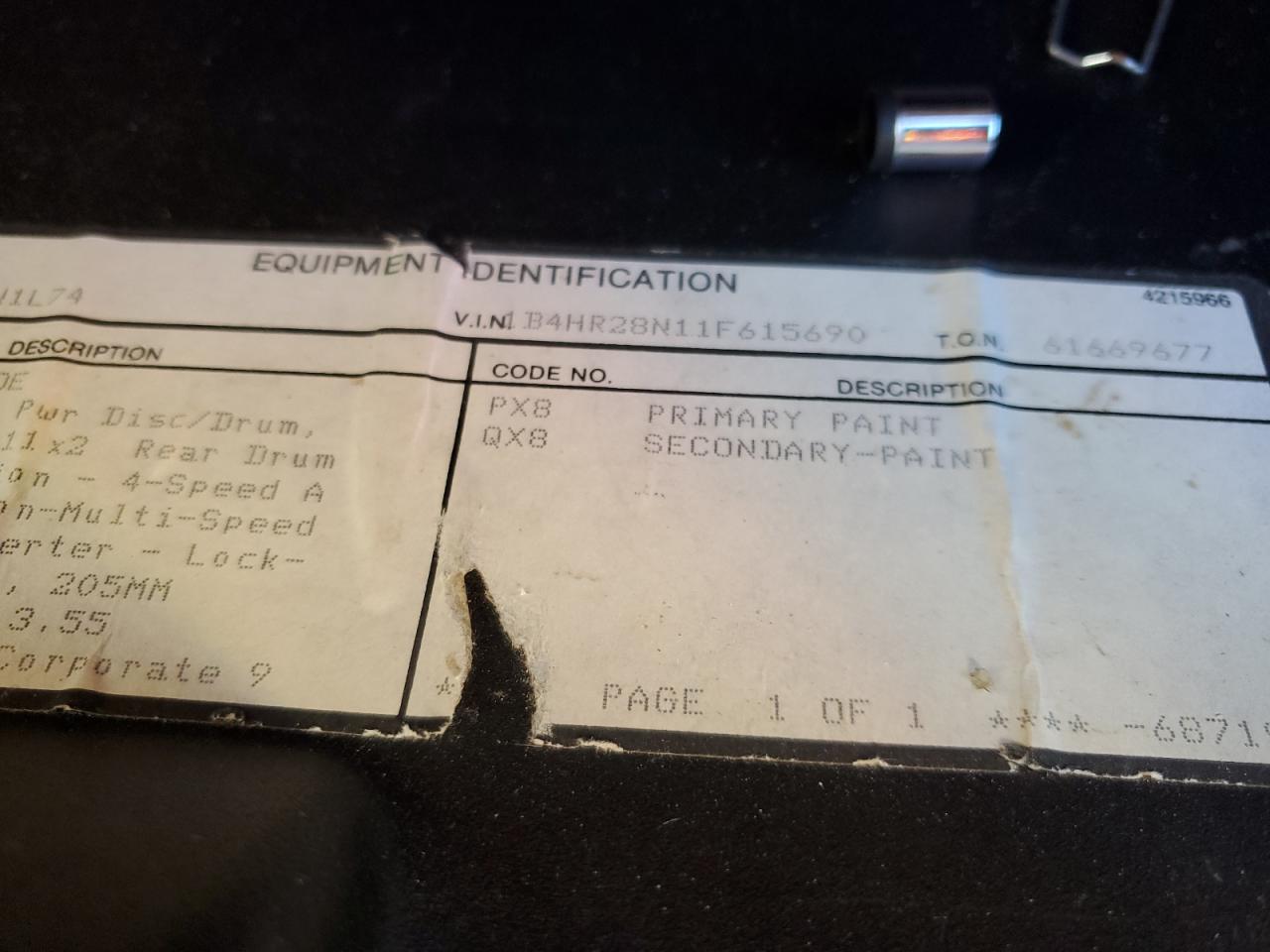 Lot #3290310249 2001 DODGE DURANGO