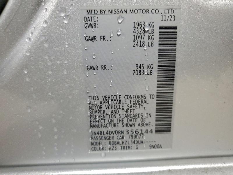 2024 NISSAN ALTIMA SV #3303780417