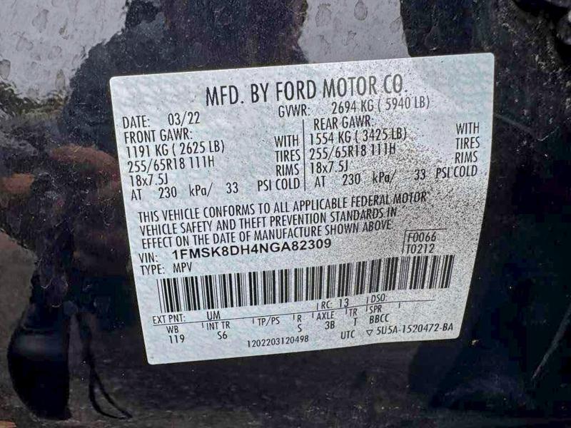 2022 FORD EXPLORER X #3296250409