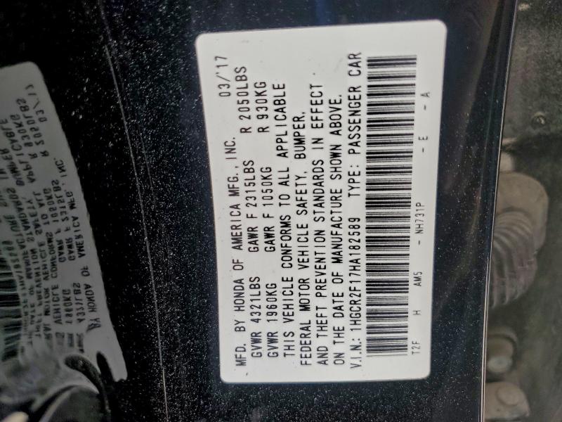 2017 HONDA ACCORD SPO #3308310173