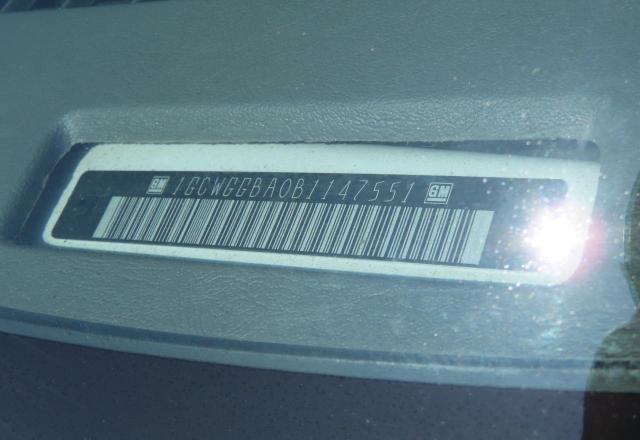 2011 CHEVROLET EXPRESS G2 #3292612589