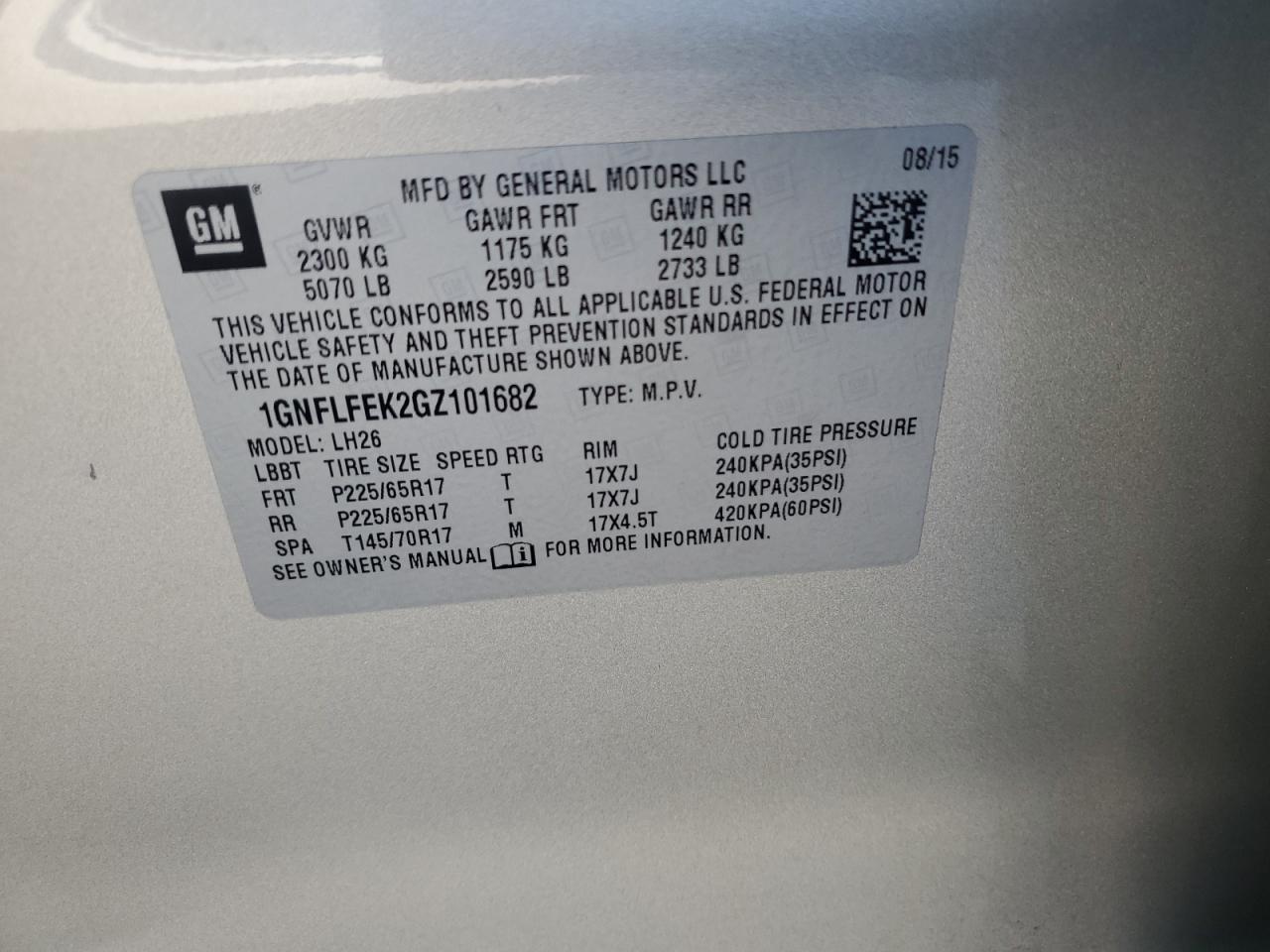 CHEVROLET EQUINOX LT