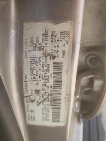 2001 TOYOTA 4RUNNER SR #3303764417