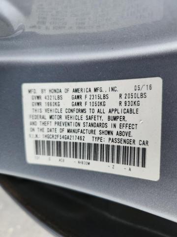2016 HONDA ACCORD SPO #3303925688
