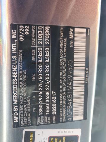 2021 MERCEDES-BENZ GLE 350 4M #3297949780