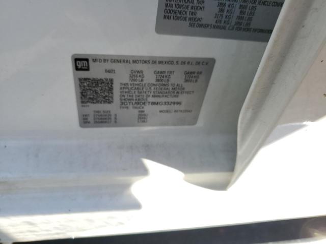 2021 GMC SIERRA K15 - 3GTU9DET8MG332996