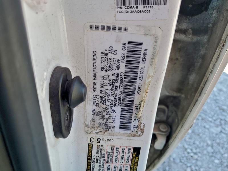 2007 TOYOTA COROLLA CE #3304523440