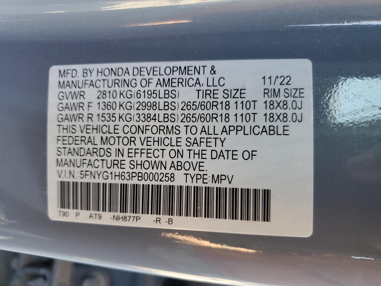 HONDA PILOT TRAILSPORT