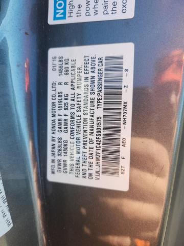 2015 HONDA CR-Z #3303771420