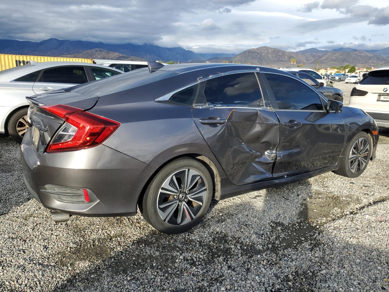 Lot #3309635093 2018 HONDA CIVIC EX