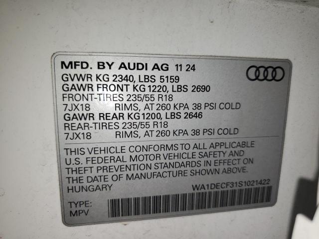 2025 AUDI Q3 PREMIUM #3283849446