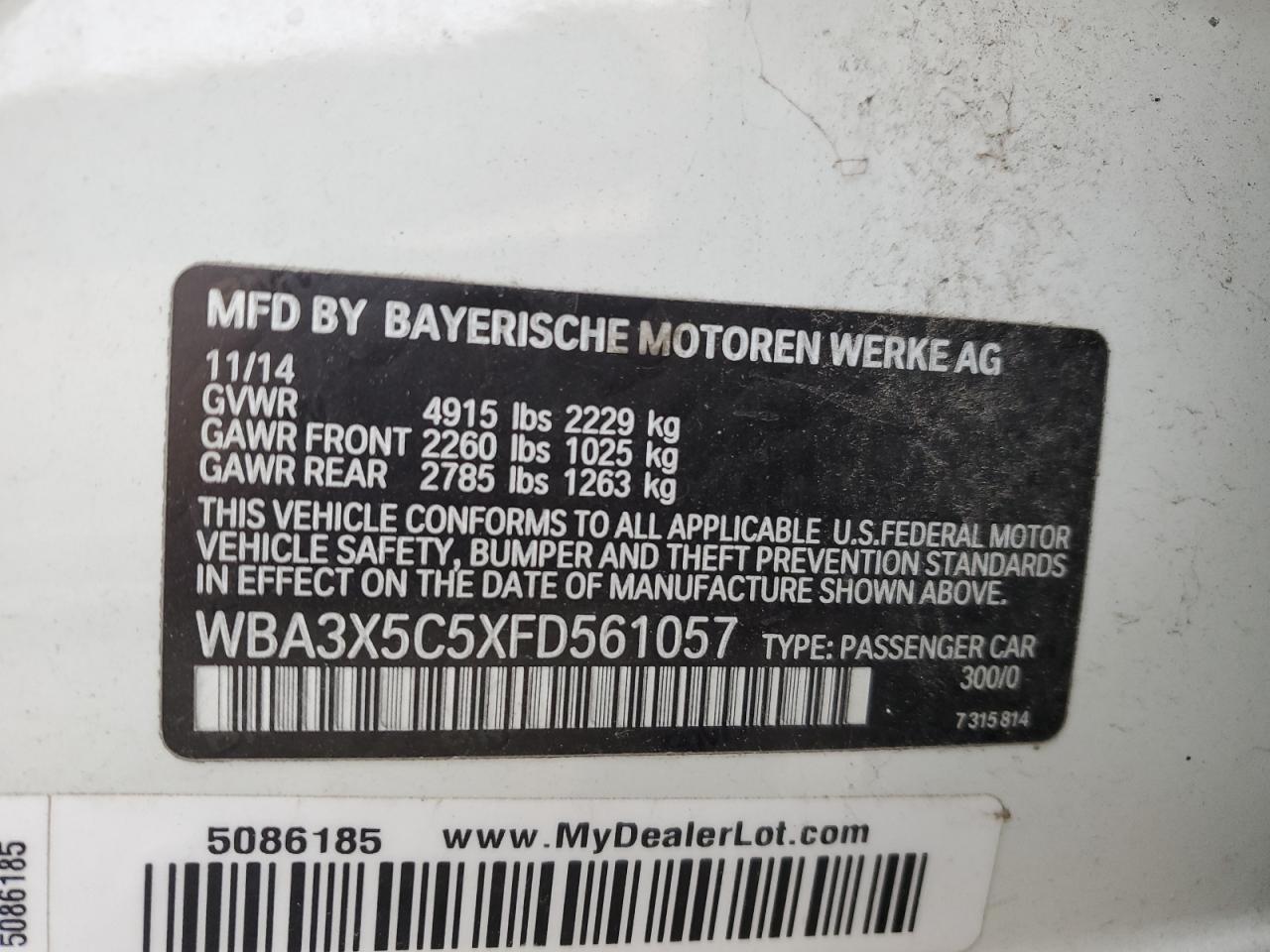 BMW 3 SERIES GT XIGT