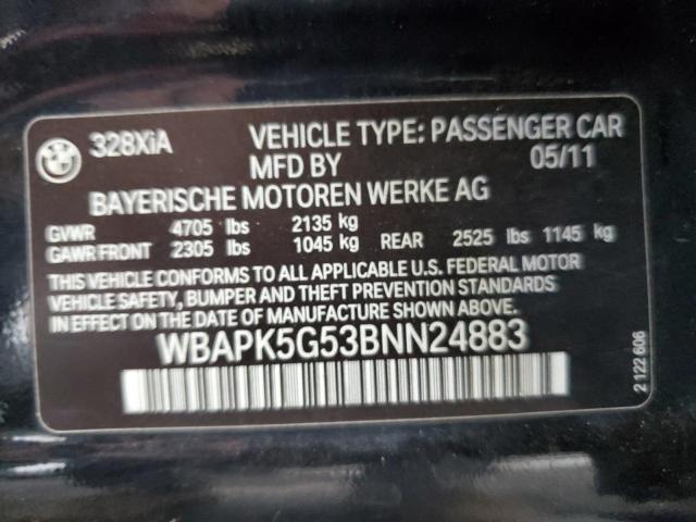 2011 BMW 328 XI SUL #3305300371