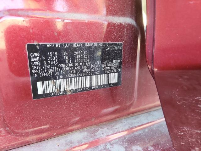 2017 SUBARU LEGACY 2.5 #3283936836