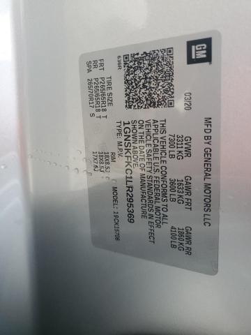 2020 CHEVROLET TAHOE SPEC 1GNSKFKC1LR295369