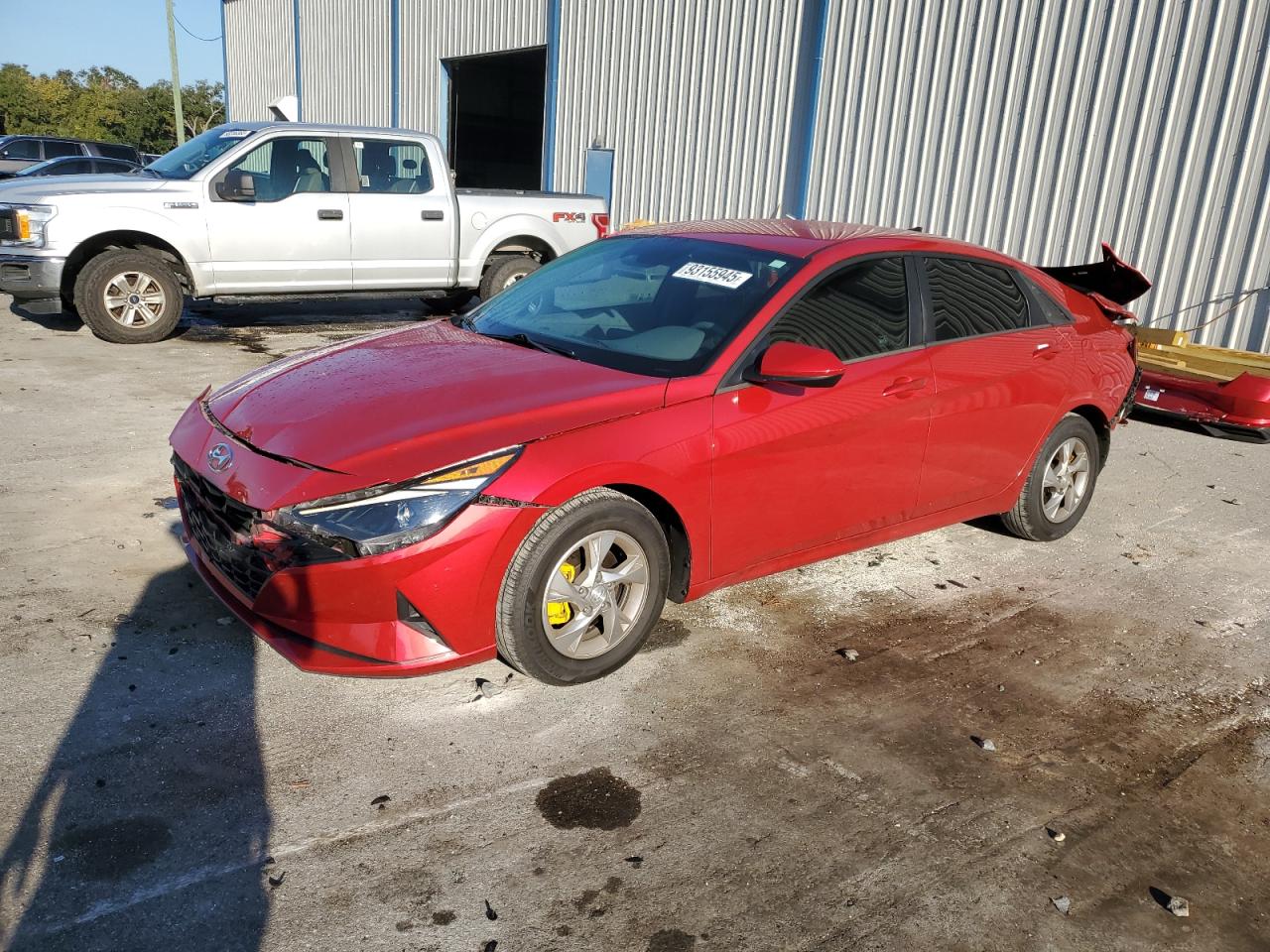 Lot #3301829347 2021 HYUNDAI ELANTRA SE