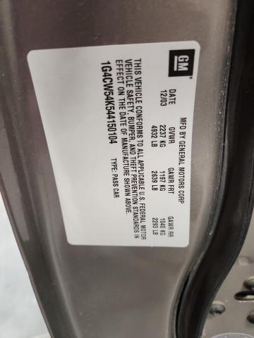 2004 BUICK PARK AVENU #3296302450