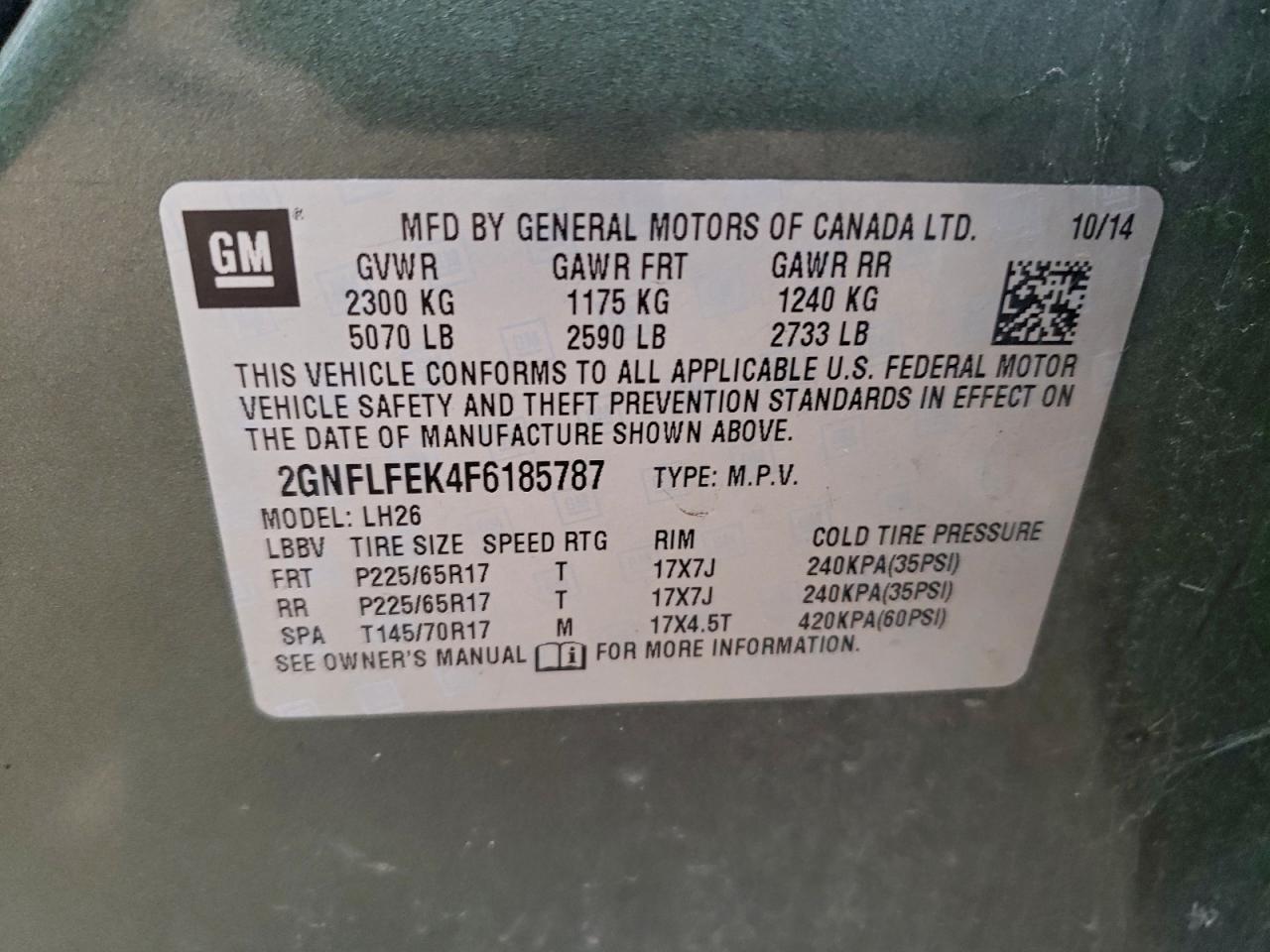 CHEVROLET EQUINOX LT