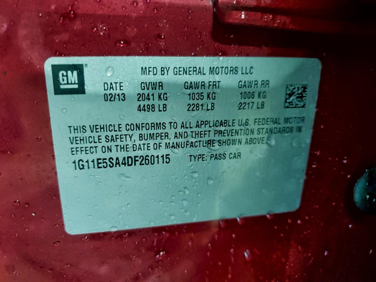 CHEVROLET MALIBU 2LT