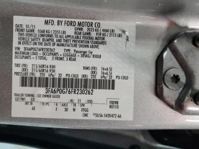 2015 FORD FUSION S #3291455467