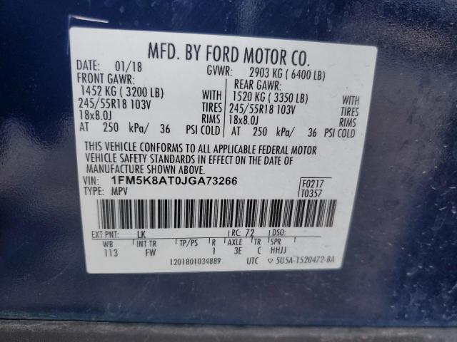 2018 FORD EXPLORER P #3292361265