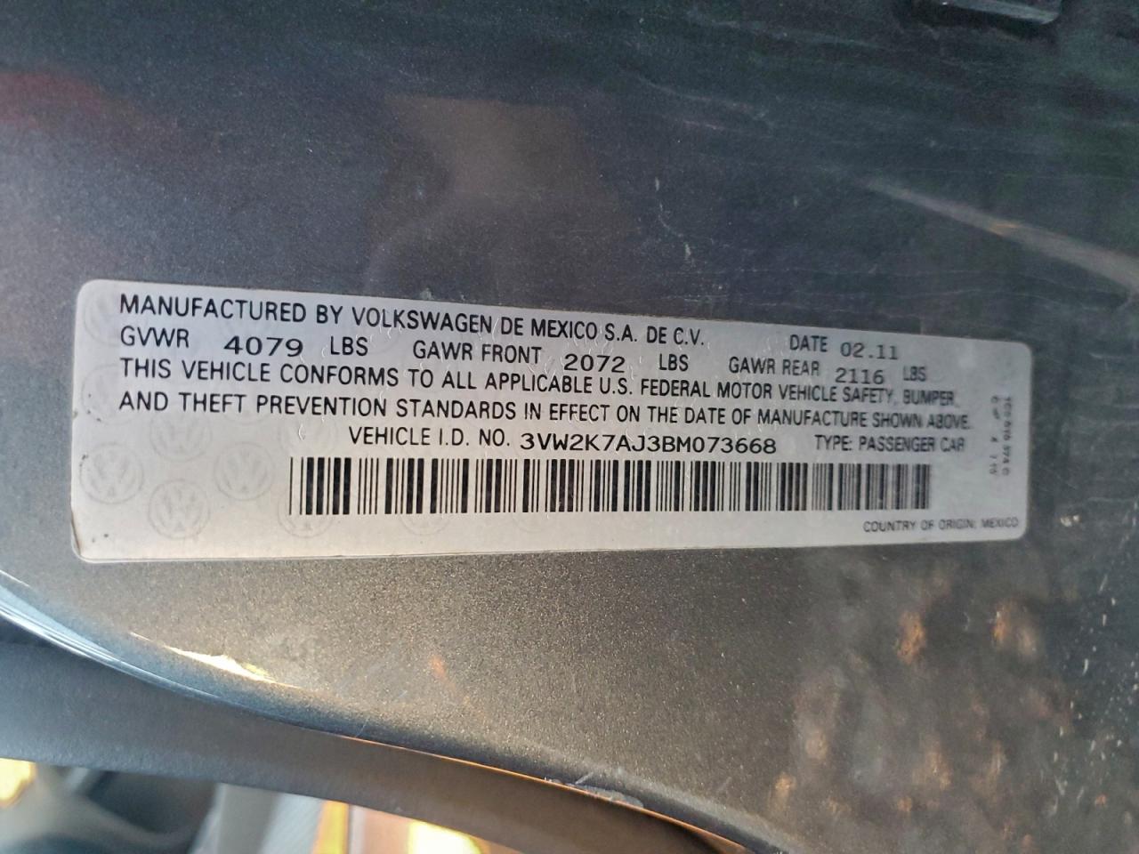 VOLKSWAGEN JETTA BASE