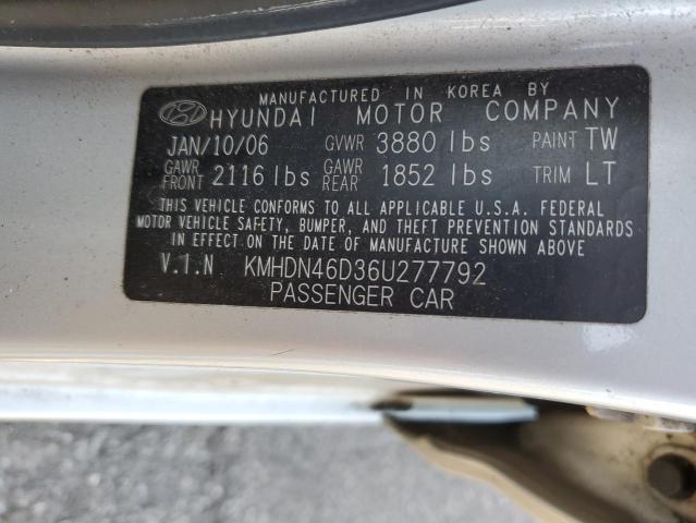 2006 HYUNDAI ELANTRA GL #3294094948