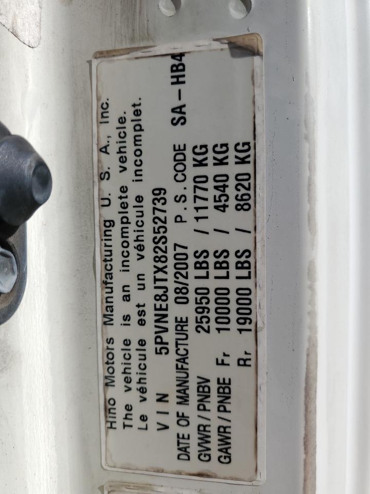 Lot #3285594306 2008 HINO HINO 268