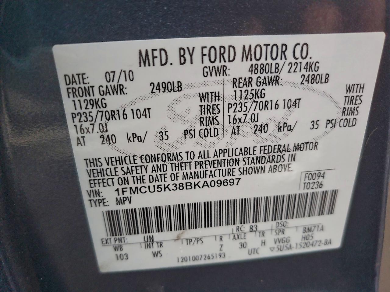 FORD ESCAPE HYBRID