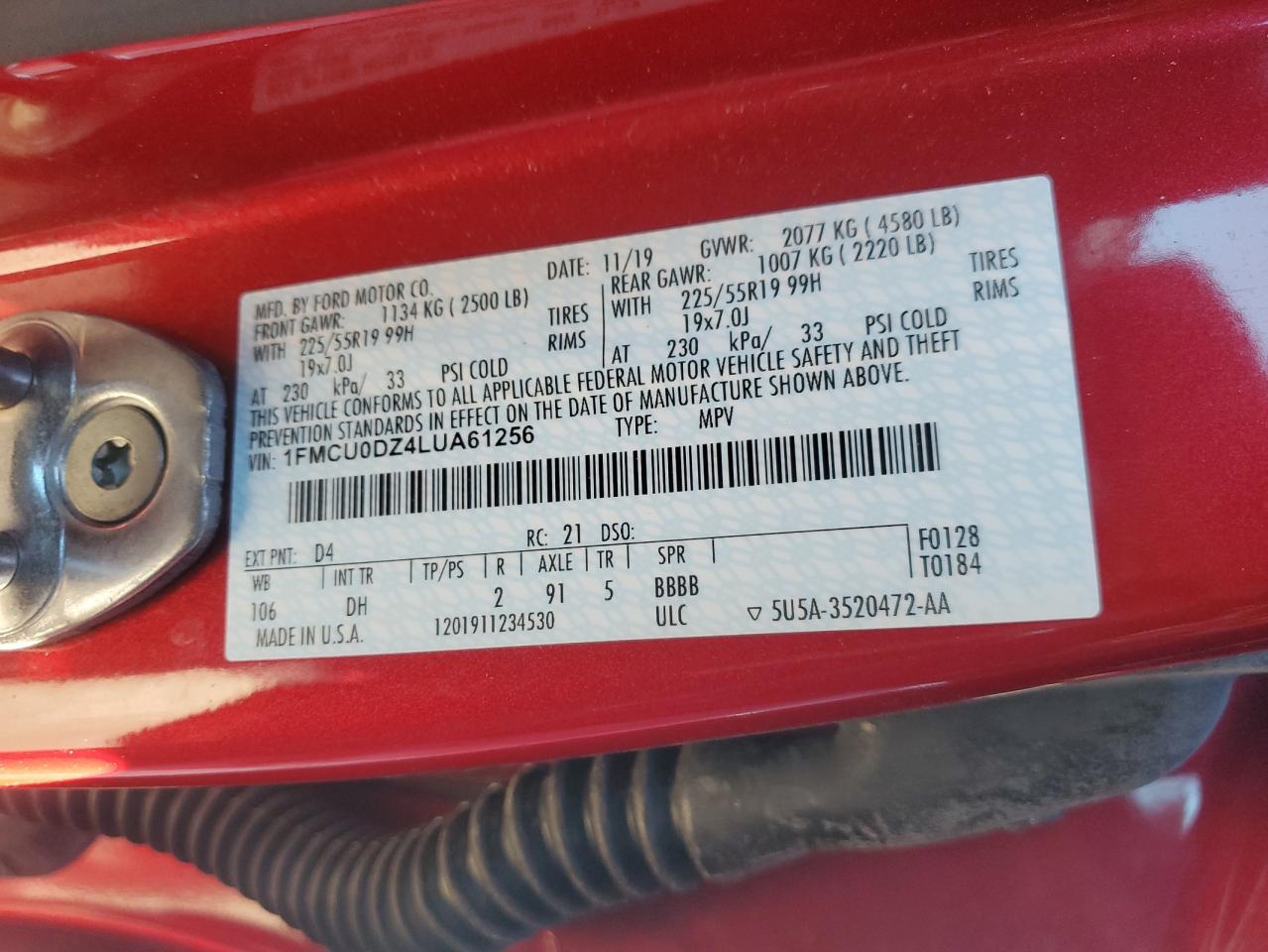 FORD ESCAPE TITANIUM