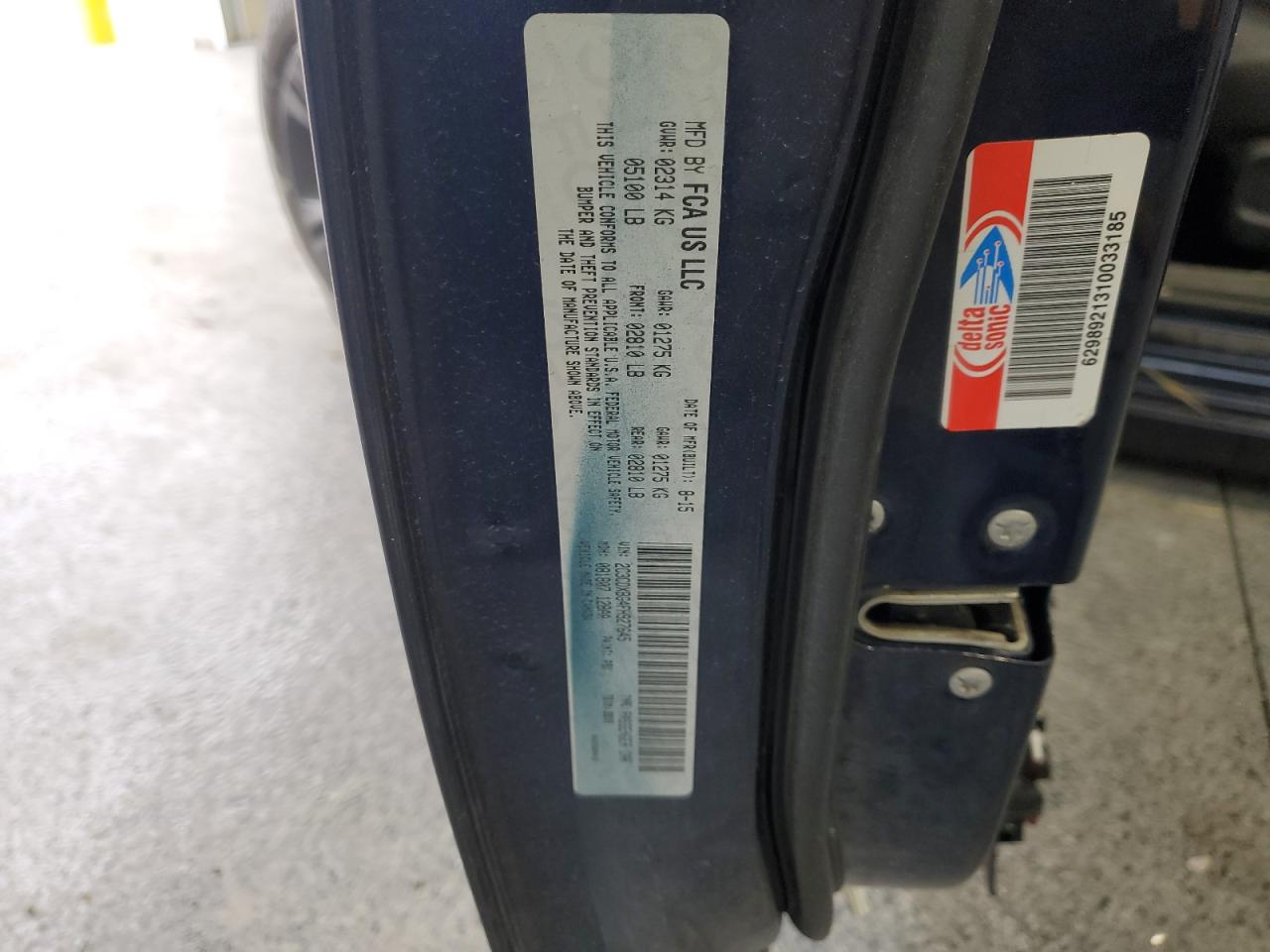 Lot #3303702027 2015 DODGE CHARGER SE