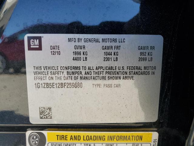 2011 CHEVROLET MALIBU LS #3285012985