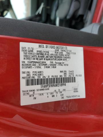 2010 FORD FOCUS SE #3296943829