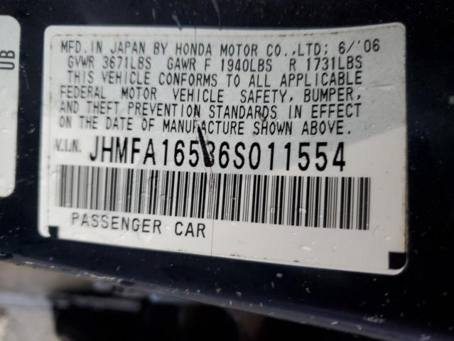 2006 HONDA CIVIC LX #3301748405