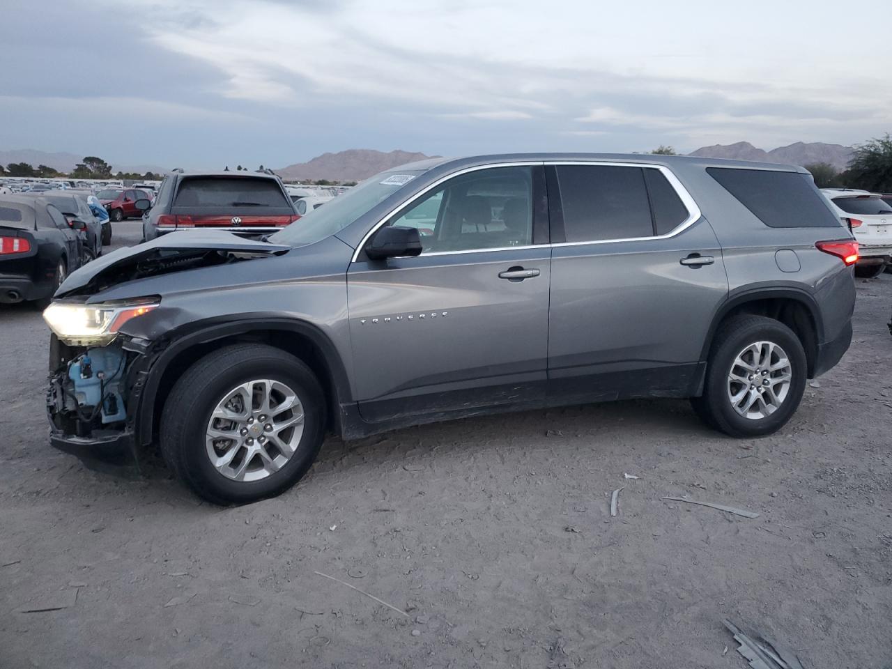 Lot #3318231854 2021 CHEVROLET TRAVERSE L