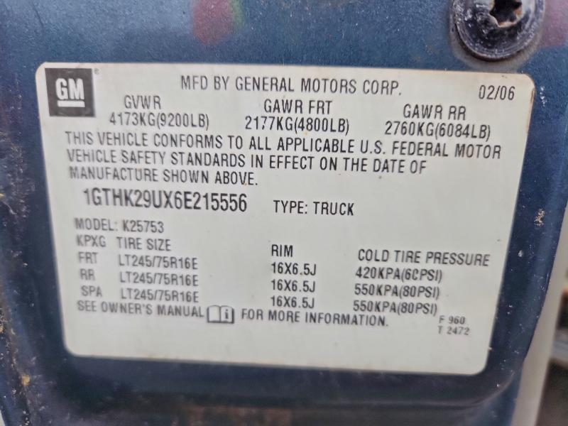 2006 GMC SIERRA K25 #3294207952
