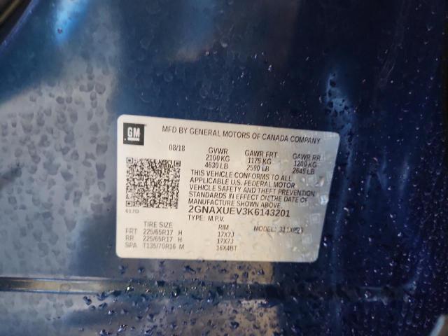 2019 CHEVROLET EQUINOX LT - 2GNAXUEV3K6143201